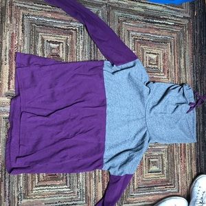 Purple sweatshirt